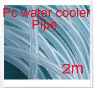 New 2M 200MM Transparent PC Computer Water Cooling Silicone Pipe