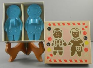 Avon Gingerbread Soap Twins Cookie Cutters with Box Vintage