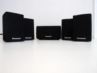 LOT OF 5 GREAT PANASONIC SPEAKERS FOR HOME THEATER OR RECEIVER