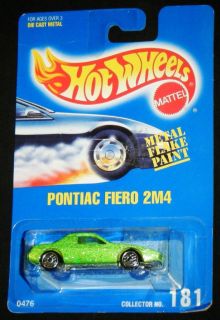 FIERO 2M4 METAL FLAKE PAINT Hot Wheels #181 Die Cast Collectable Car