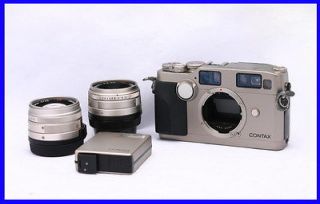 Contax G2 Camera & GD 2 Back & G Zeiss 45mm F/2 28mm F/2.8 Lens