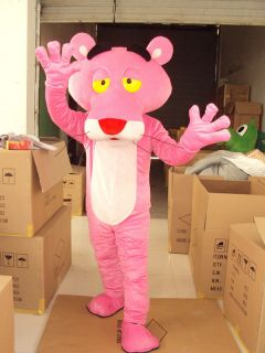 Professional Pink Panther Mascot Costume Adult Size Fancy Dress BIG