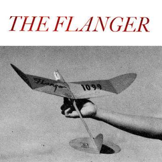 GLIDER FULL SIZE PRINTED PLAN L. CONOVER FLANGER ORIGINAL ARTICLE