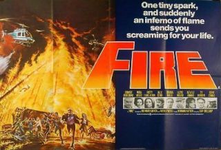 FIRE 1977 Ernest Borgnine, Vera Miles, Patty Duke, Alex Cord, Lloyd