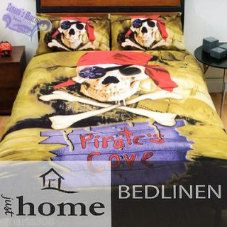 Pirate Cove   Queen Bed Quilt Cover   Great Gift Idea for The Pirate