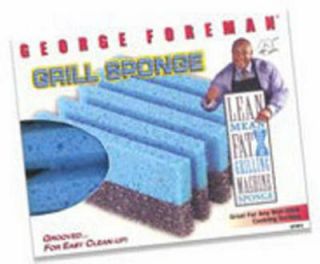 pack george foreman grooved grill scouring sponge time left