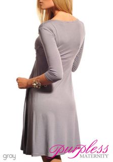 New MATERNITY DRESS V Neck Pregnancy Clothing Wear Size 8 10 12 14 16