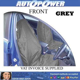 SINGLE GREY SEAT COVER PROTECTOR WATERPROOF PEUGEOT BOXTER