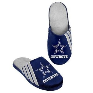 Dallas Cowboys NFL Football Team Stripe Big Logo Slippers 2012 Hard