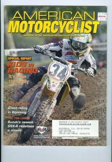 2004 American Motorcyclist Magazine Kids Racing Motorcross/Ghost