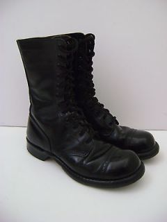 WWII AIRBORNE PARATROOPER CORCORAN JUMP COMBAT LEATHER BOOTS 8 D / 8D