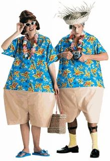 Hawaiian Tacky Tourist Halloween Costume For Couple