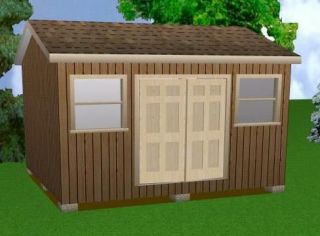 14x16 Storage Shed Plans Package, Blueprints + MORE