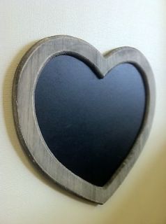 Wooden Heart blackboard chalkboard vintage chic cottage kitchen shabby