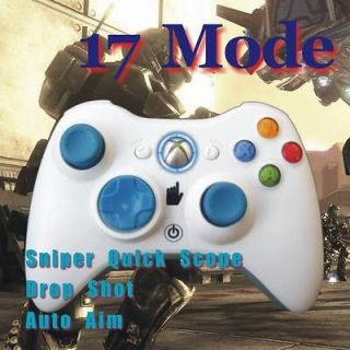Rapid Fire Modded Customized White Controller 17 Mode Quick Scope ops