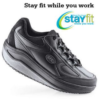 SFC Shoes for Crews Energy Black Womens Shoes 9042 W Wide E Size 9 40