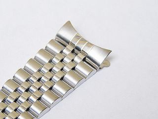 20mm Solid Jubilee Style Watch Band Bracelet fits Rolex Tissot Rado