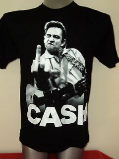 JOHNNY CASH   Giving the Finger   Band/Rock Music T Shirt
