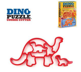 Hog Wild Dinosaur Puzzle Cookie Cutter Nine Dino Shapes Kitchen Fun