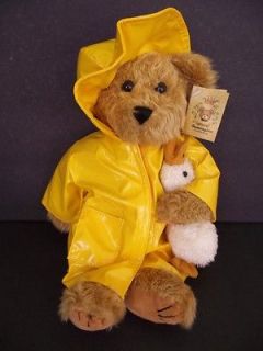 Retired Donald BEARINGTON Bear Rain Coat Duck Stuffed Animal Teddy w