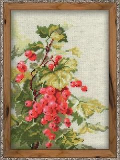 Riolis Counted Cross Stitch Kit RED CURRANT Sale # 1060
