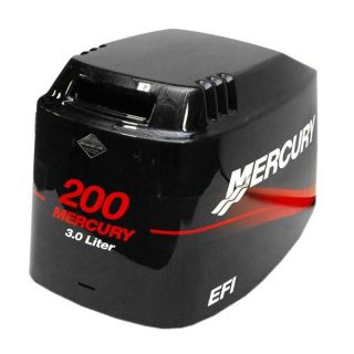 MERCURY 4001 880012 A1 7 BLK 200HP 3.0L EFI BOAT MOTOR TOP COWLING