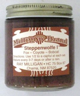 Coyote,Fox,Bobcat trapping Lure.Steppenwolfe I.Milligan Brand Lure 4oz