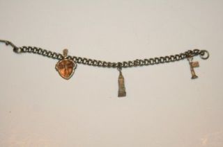 Vintage Collectible New York City Copper Charm Bracelet