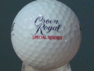 CROWN ROYAL SPECIAL RESERVE LOGO GOLF BALL