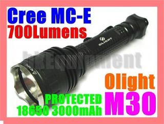 OLIGHT M30 Triton Cree MC E LED 18650 Flashlight SET