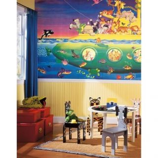 Noahs Submarine XL Wallpaper Mural 6 x 10.5 Kids Decor