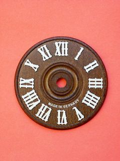 All wood Black Forest made cuckoo clock dial, smaller sizes
