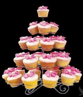 Dress My Cupcake Extra Large Wire Cupcake Stand   Holds 41 Cupcakes