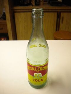 Vintage Royal Crown / RC Cola Bottle, Nehi Corp., Missoula, Montana