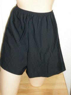 Womens plus size swimwear Tankini SWIM SHORTS size 18w to 32w Black