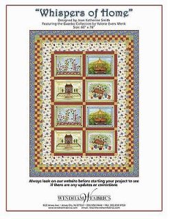 Whispers Of Home Gazebo Quilt Fabric Windham Quilt Kit 60 x 78