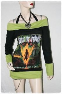 Cradle Of Filth COF Black Metal Rock DIY Funky Corset Hoodie Top Shirt