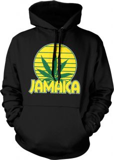 Jamaica Marijuana Leaf Stoner Ganja Rasta Pride Weed Jamaica Hoodie