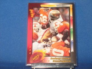 Rodney Culver 1992 Wild Card Red Hot Rookies #15 Notre Dame