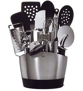 Good Grips Stainless Steel Utensil Caddy Kitchen Accessory Brand New