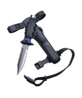 Barracuda Stainless Steel Sharp Scuba Diving Dive KNIFE Black
