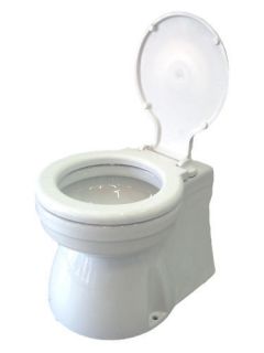 ELECTRIC MARINE TOILET HOME TYPE SMALL SEAT&COVER 12V.