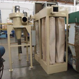 2000 ICM Cyclone Bag House Dust Collector 5HP (Woodworking Machinery)