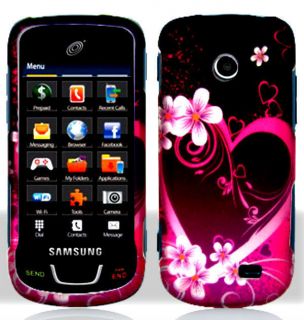 Heart   Straight Talk Samsung SGH T528G Protective Phone Cover Hard
