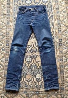 Vintage Original HELMUT LANG 1996 Slim Denim Sz 30 x 35 UNWASHED Jeans