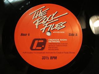 80s Radio Broadcast LP The Rock Files Keith Austin Hr 4 Marcels