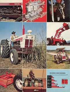 1973 Case David Brown 990 & 995 Farm Tractor 2 Page Ad