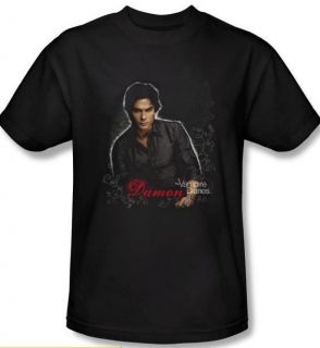 Youth SIZE The Vampire Diaries Damon Poster TV Name tshirt top tee