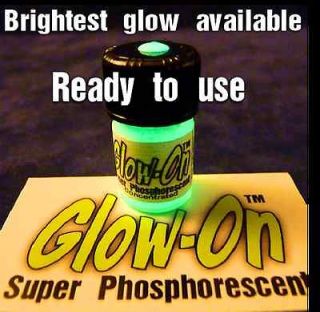 Glow on yellow day color glow in the dark gun sight paint, 2.3 ml