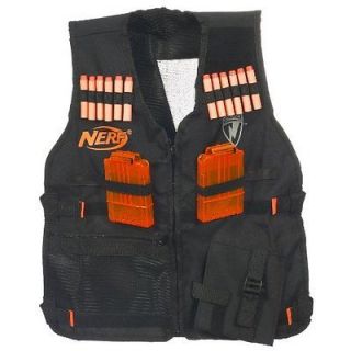 Tactical Vest kit includes 2 clear clips and 12 clip system darts